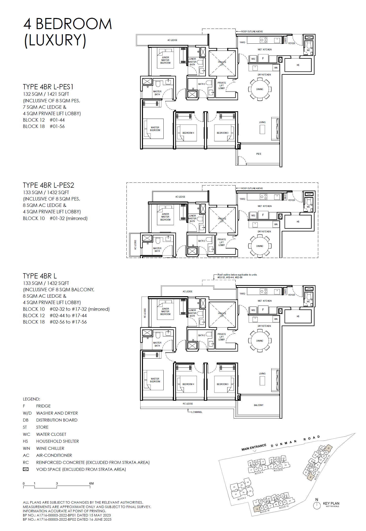 4BR L-PES2 floor plan
